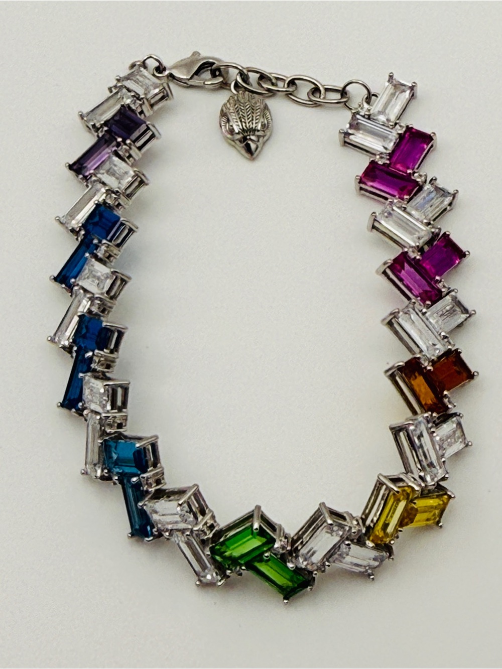 Kurt Geiger Rainbow/Multi-Color Bracelet- baguette style